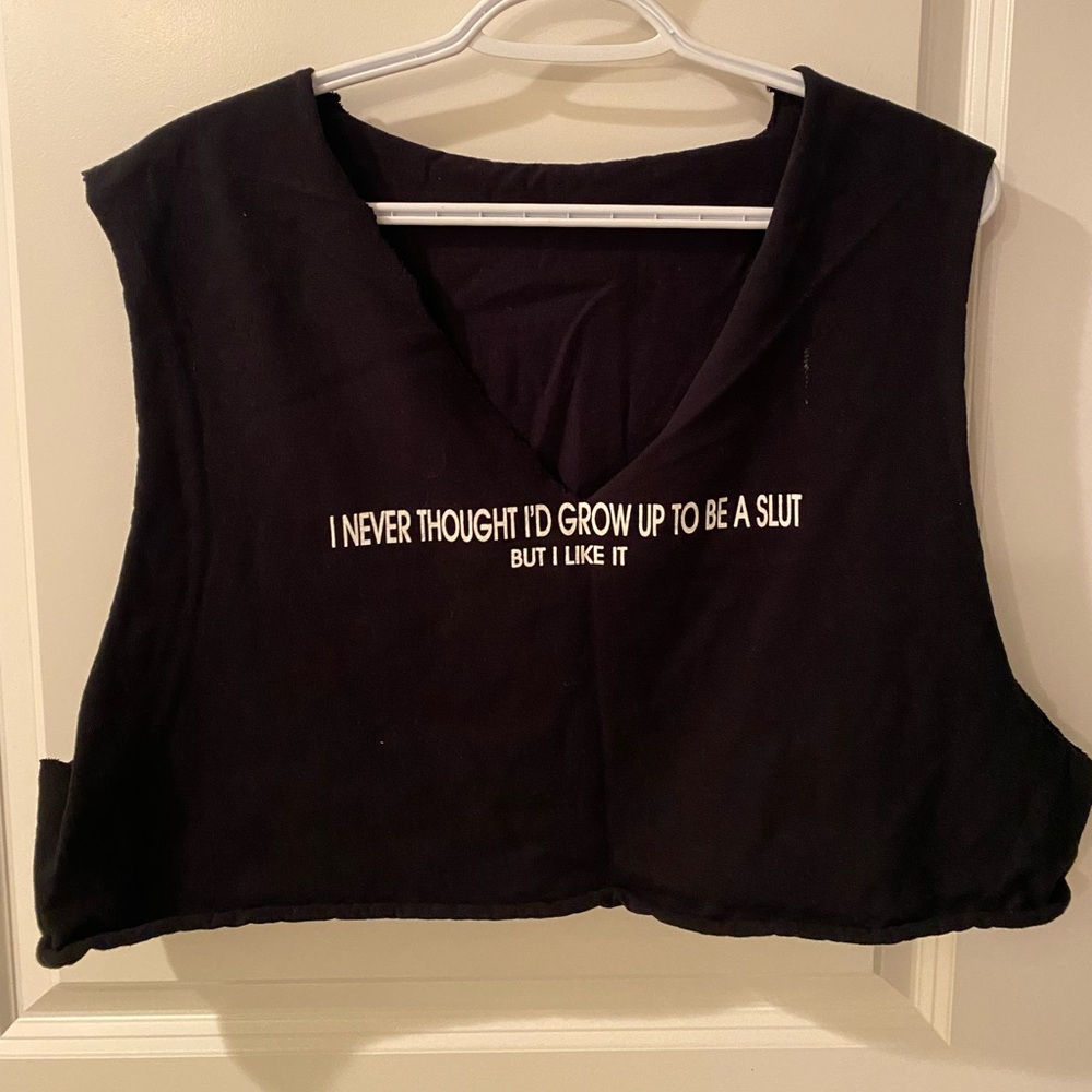 Cropped tank - O/S
